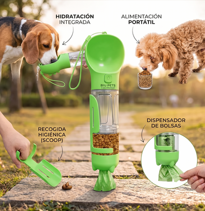 Todo lo que tu mascota necesita en un solo accesorio.